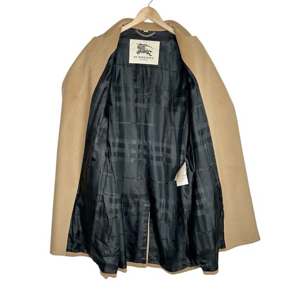 BURBERRY Heronsby Wool & Cashmere Patch Pocket Wrap Coat - Picture 5 of 14